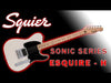 Fender Squier Sonic Esquire H 6 String Electric Guitar - Open Box