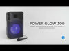 ION Audio Power Glow 300 Battery Powered Bluetooth Speaker System with Light