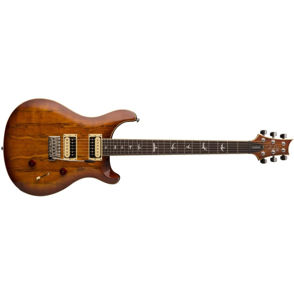 PRS SE Custom 24 2018 Series 6-String Electric Guitar - Spalted Maple Top -  Rosewood Fretboard - Vintage Sunburst