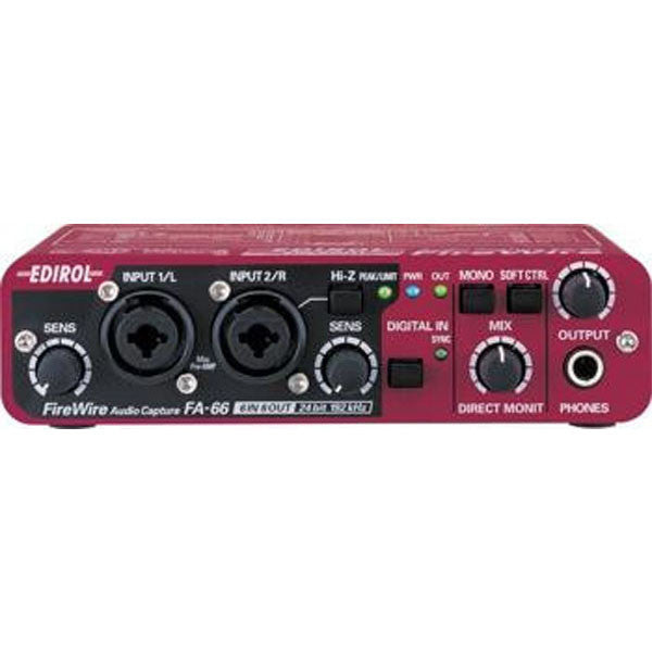 Roland Edirol FA66 24Bit/192kHz FireWire Audio Interface