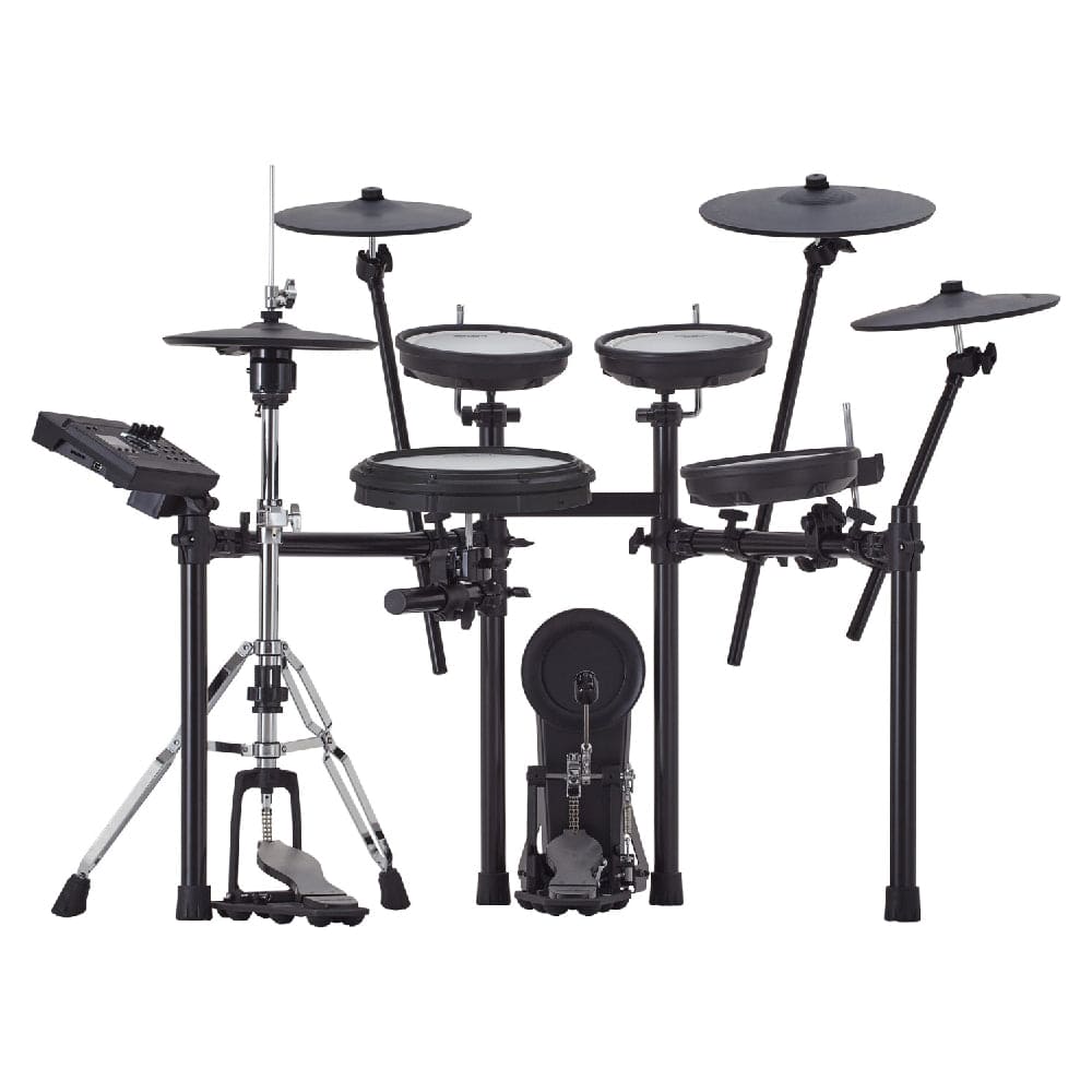 Roland Electronic Drum Kits Black Roland TD-17KVX2 V Drums Electronic Drum Mesh Kit with MDS-Compact Drum Stand