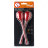 Stagg Maracas Large / Red Stagg Pair of Plastic Egg Maracas