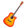 Trinity Acoustic Guitars Cherry Sunburst Color Trinity TNY-5000 41inch Acoustic Guitar with Cutaway