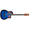 Trinity Electro Acoustic Guitars Blue Trinity Orion 1 38inch Electro Acoustic Cutaway Guitar