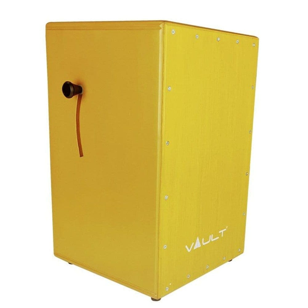 Vault Cajons Yellow Vault Beat Box Birch Wood Cajon With 3 Year Warranty