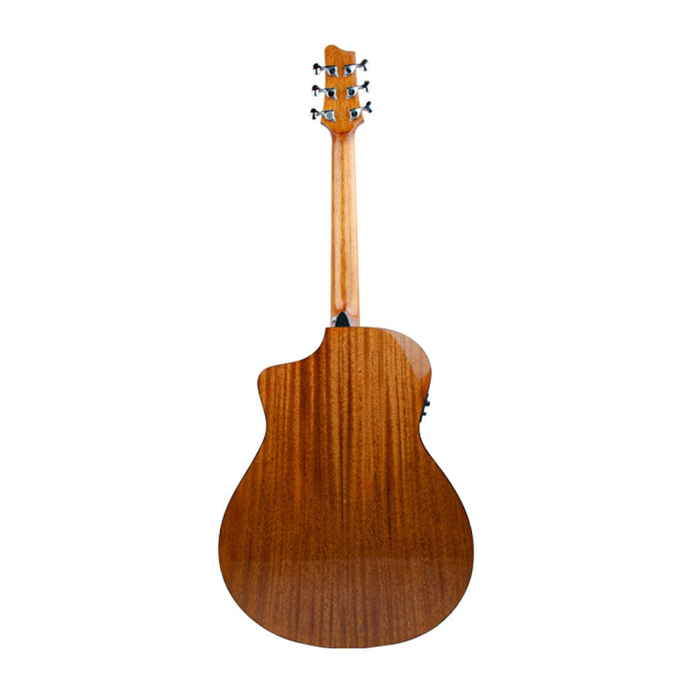 Vault Artisan Premium Acoustic Guitar with Solid Spruce Top and Solid  Mahogany Back and Sides - Natural : : Musical Instruments