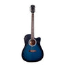 Washburn Electro Acoustic Guitars Washburn OD45CEBLBPAK Electro Acoustic Guitar