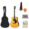 Yamaha Acoustic Guitar Bundles Natural Yamaha F310 Dreadnought Acoustic Guitar with Dust Cover, Strap, Polishing Cloth, Picks & E book