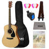 Yamaha Acoustic Guitar Bundles Natural Yamaha F310 Acoustic Guitar with Gigbag, Tuner, Picks, Strap and Polishing Cloth & Ebook