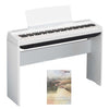 Yamaha Digital Pianos White w Stand Yamaha P 121 73 Key Pure Sound Engine Digital Piano