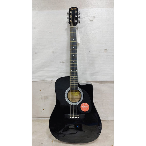 Buy Fender SA105CE Electro Acoustic Guitar Black Open Box B Stock Online Bajaao